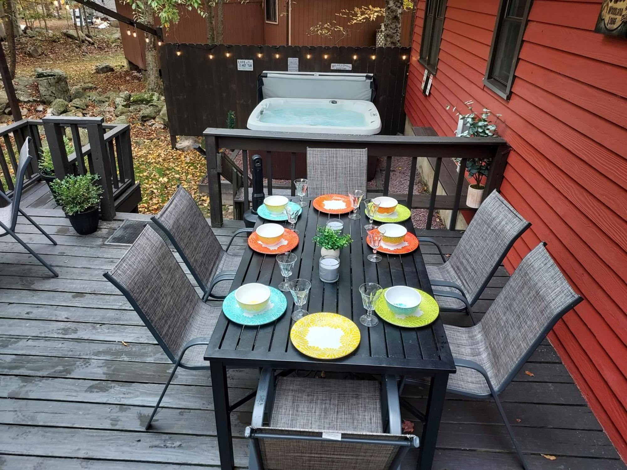 Chalet Renovated Near Casino, Camelback , Kalahari 4Bdrms Firepit Hot Tub Game Room Tobyhanna 外观 照片